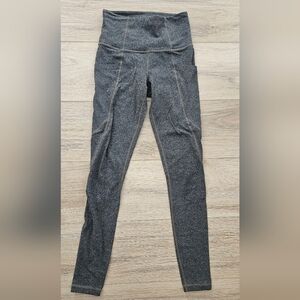 Athleta Women's High-Waisted Charcoal Leggings Size XXS